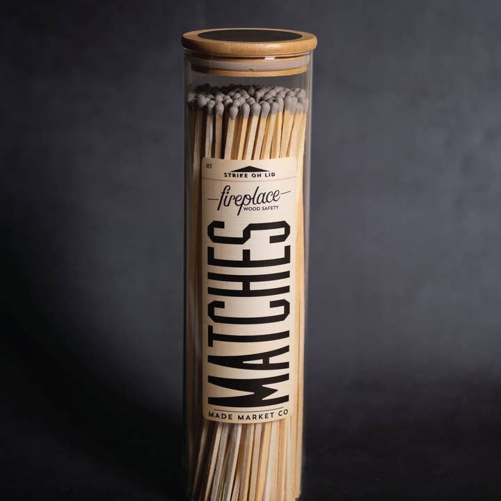 Made Market Co. - Vendita all'ingrosso Fiammifero - Fiammiferi vintage da camino - 9 opzioni di colore