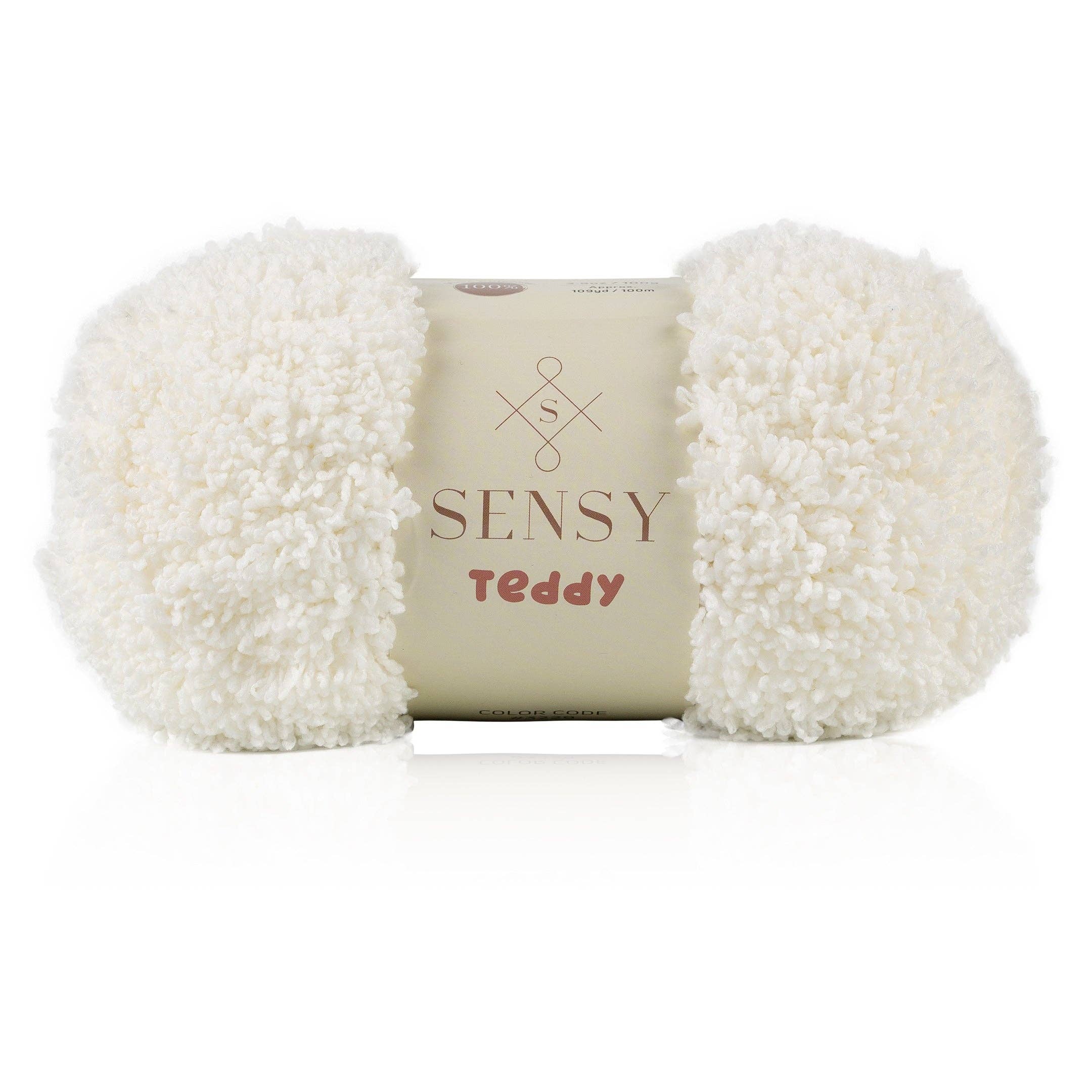 Sensy – Fio por atacado – Fio Teddy Sensy, 3,5 oz, 109 jardas, calibre 5 volumoso6