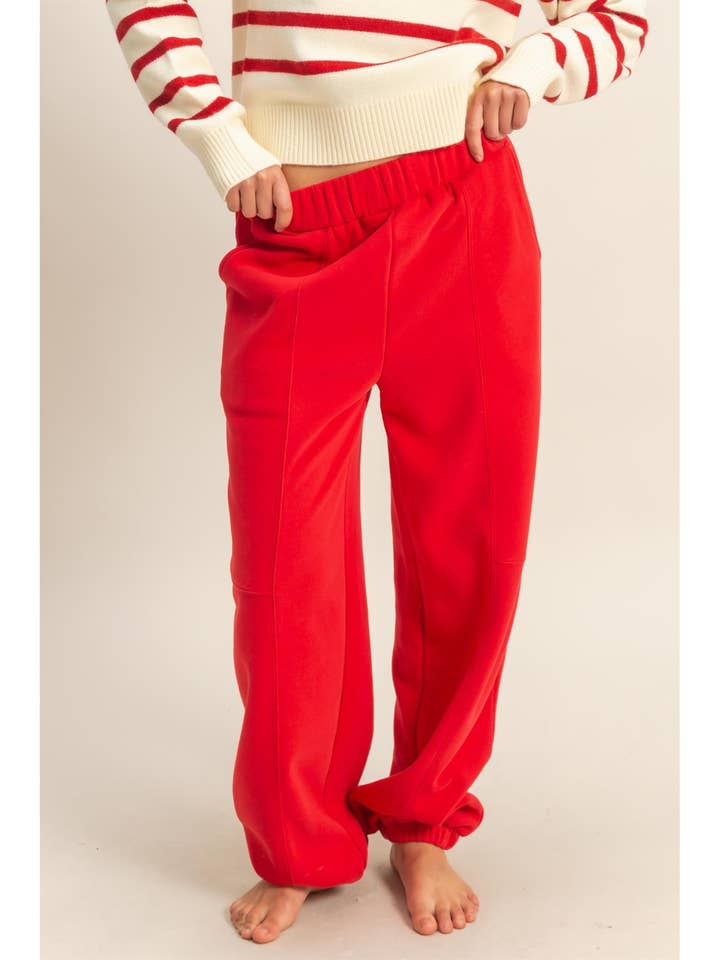 Pantalon de jogging avec détails de couture pour la vente par HYFVE