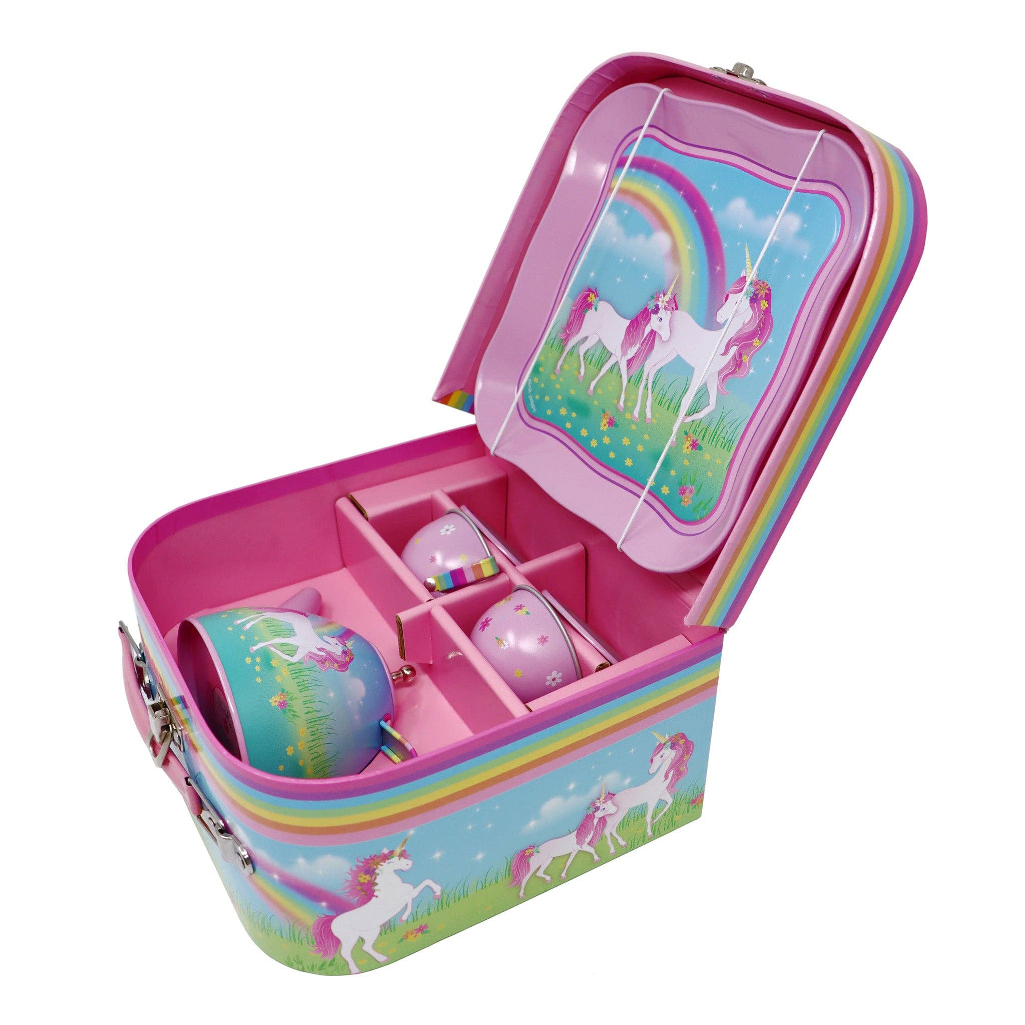 Pink Poppy USA - Wholesale Toy Feeding Set - Kids - Stardust Unicorn Tea Set | Pack of 27