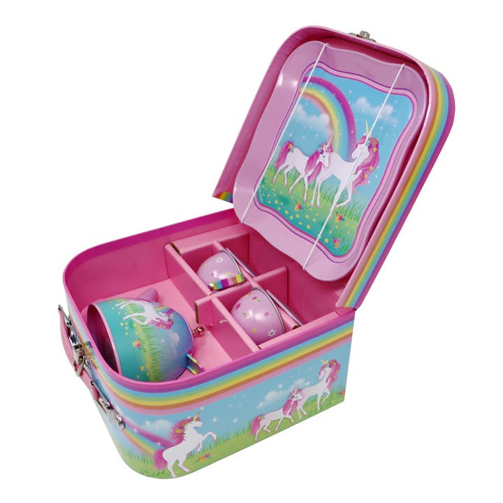 Pink Poppy USA - Wholesale Toy Feeding Set - Kids - Stardust Unicorn Tea Set | Pack of 27