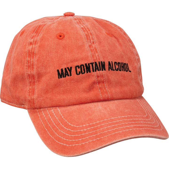 May Contain Alcohol Baseball Cap for wholesale by Primitives by Kathy