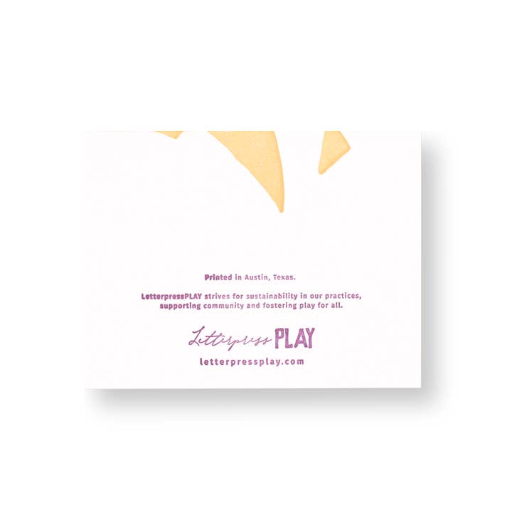 Letterpress PLAY – wholesale Halloween card – Halloween Thaumacard