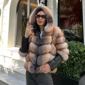Wholesale real fur sales coats