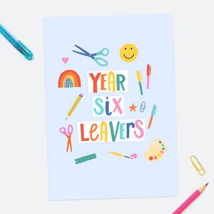 Dotty About Paper – wholesale Notebook – Stationery Fun - Year 6 - A5 School Leavers Book1