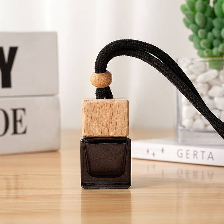 Candles Meta - Wholesale Car Freshener - Unisex - 8ml Black Square Car Perfume Pendant Empty Bottle 1