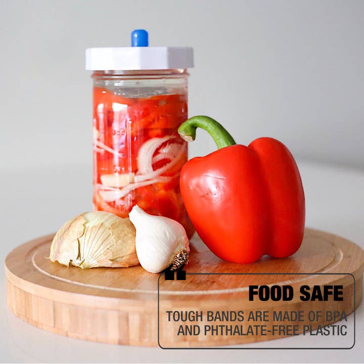 Masontops – wholesale Kitchen tool/gadget – Tough Band Plastic Screw Bands for Mason Jars4