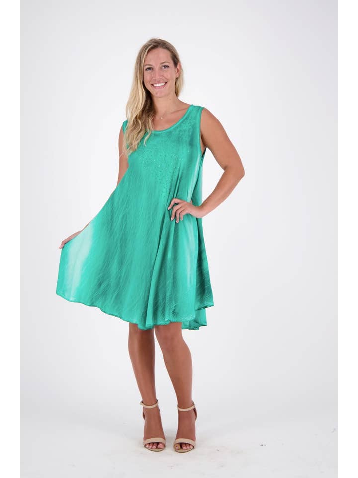 Default Title Mineral Wash Beach Dress w/ Pockets 17608 for wholesale on Faire