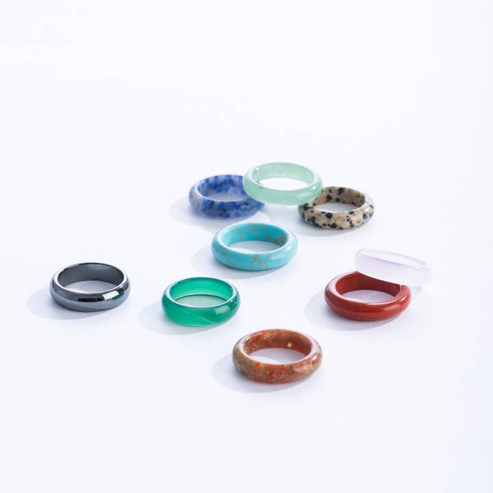 GeoCentral - Wholesale Jewelry Set - Gemstone Rings