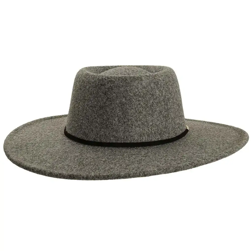 American Hat Makers - Wholesale Fedora - Unisex - Poly Felt Gambler Fedora Hat - Style Toledo Pre-Pack of 122