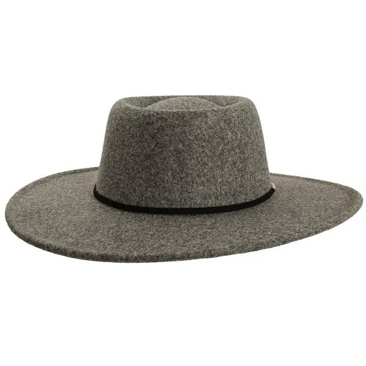 American Hat Makers - Wholesale Fedora - Unisex - Poly Felt Gambler Fedora Hat - Style Toledo Pre-Pack of 122