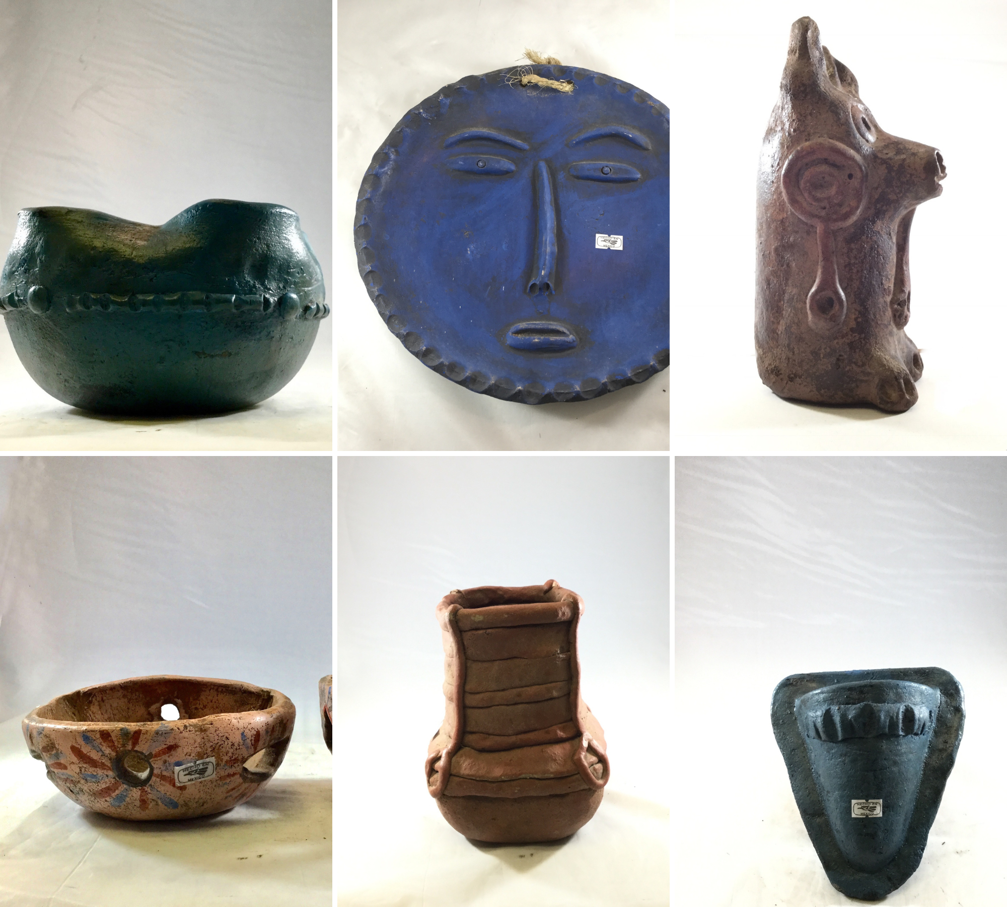 Doña Cata Art - Vente Décorations de table - Lot de 10 articles artisanaux vintage mexicains0