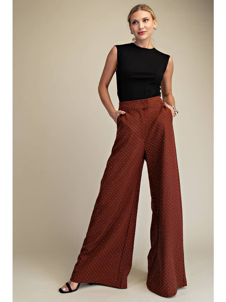 Glam - Wholesale Pants - Women's - High-Waist Wide Pants15