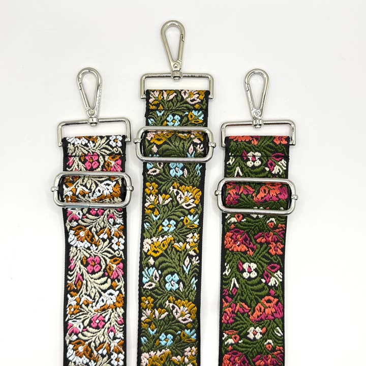 Floral Adjustable Strap for wholesale by Arabello Bags