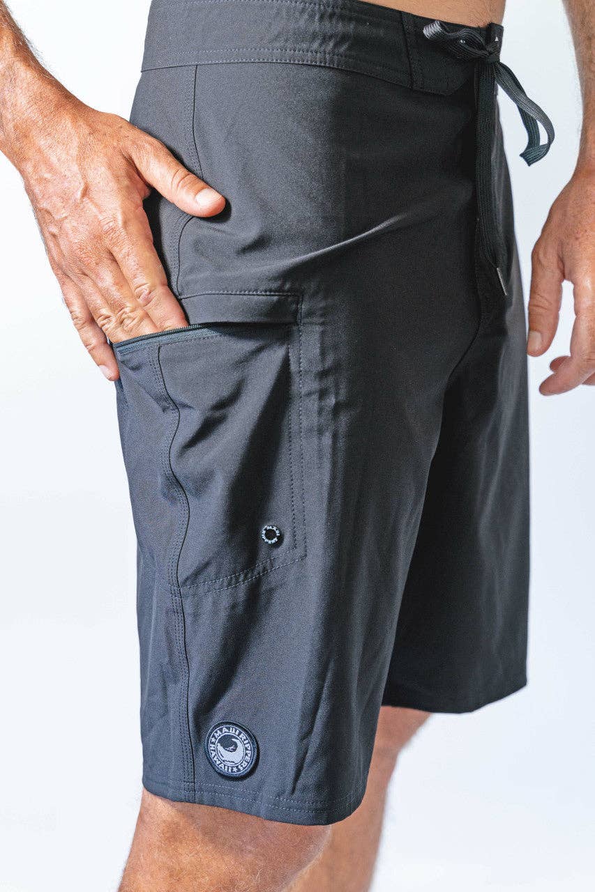 Maui Rippers – wholesale Badshorts - Herr – Core Black 21" stretchboardshorts6