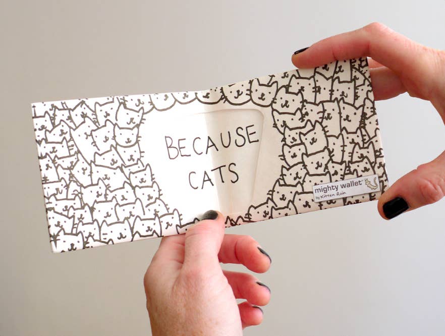 Mighty Wallet – Großhandel Brieftasche – Unisex – Eine Tasche voller Cats Mighty Wallet3