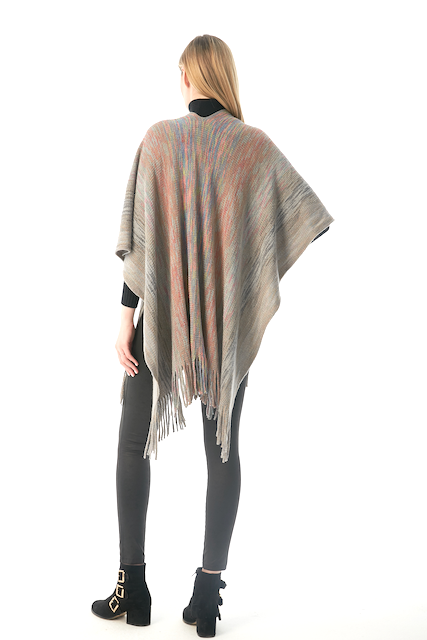 Pretty Persuasions - Vendita all'ingrosso Mantella - Donna - CP22102 Coprispalle Ruana Monterrey11