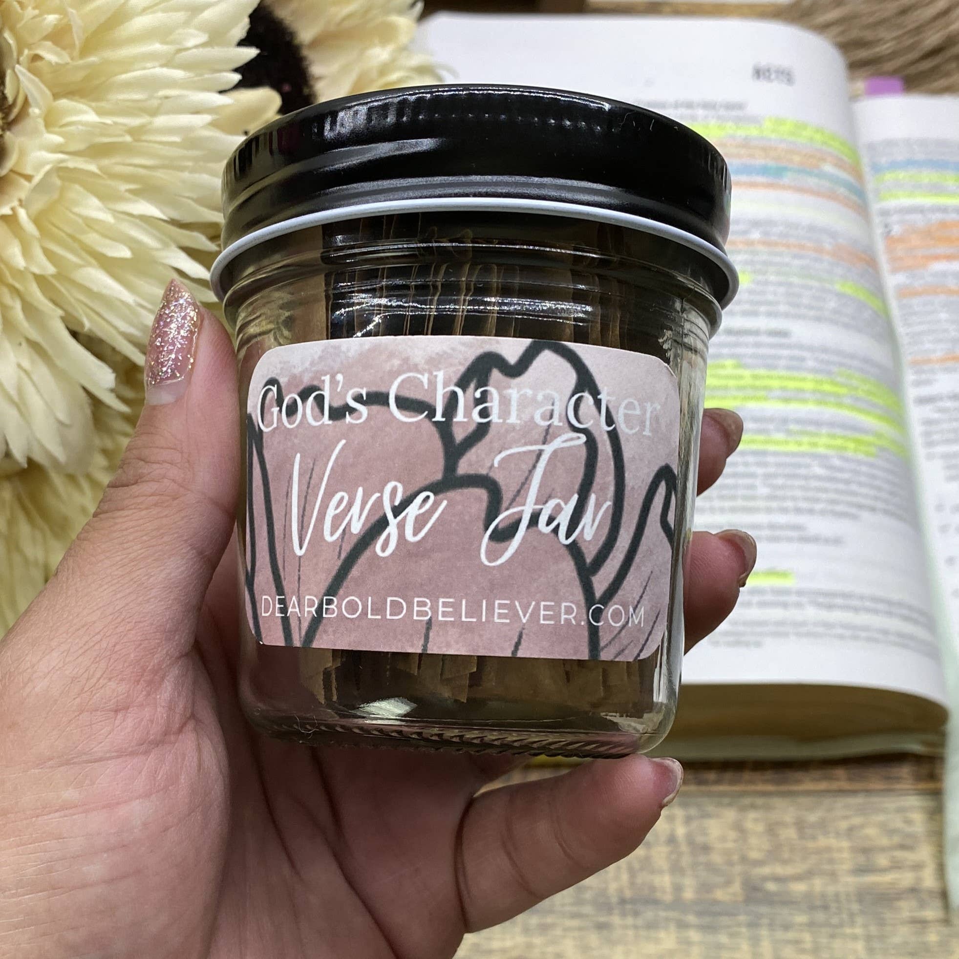 Dear Bold Believer - Wholesale Jar - God's Character Bible Verses in a Jar