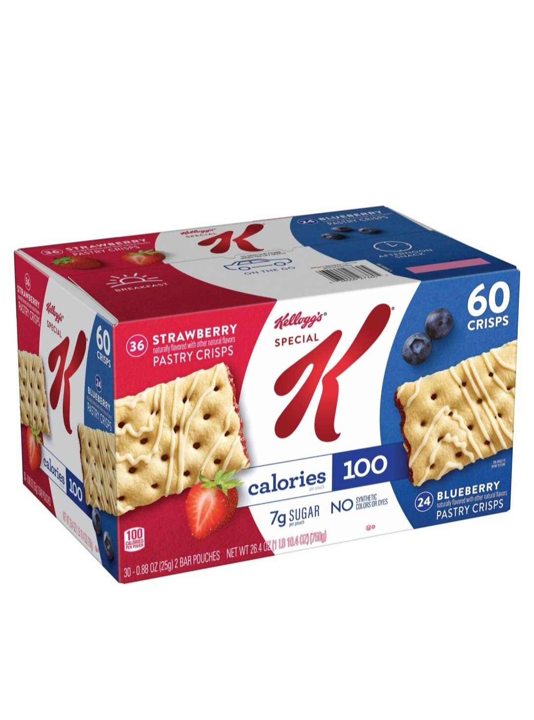 Majestic Wholesale - Wholesale Crackers - Special K Pastry Crisps Variety Pack, 60CT0