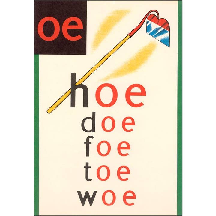 Found Image Press - Wholesale Sticker - Sticker KF-472 OE in Hoe