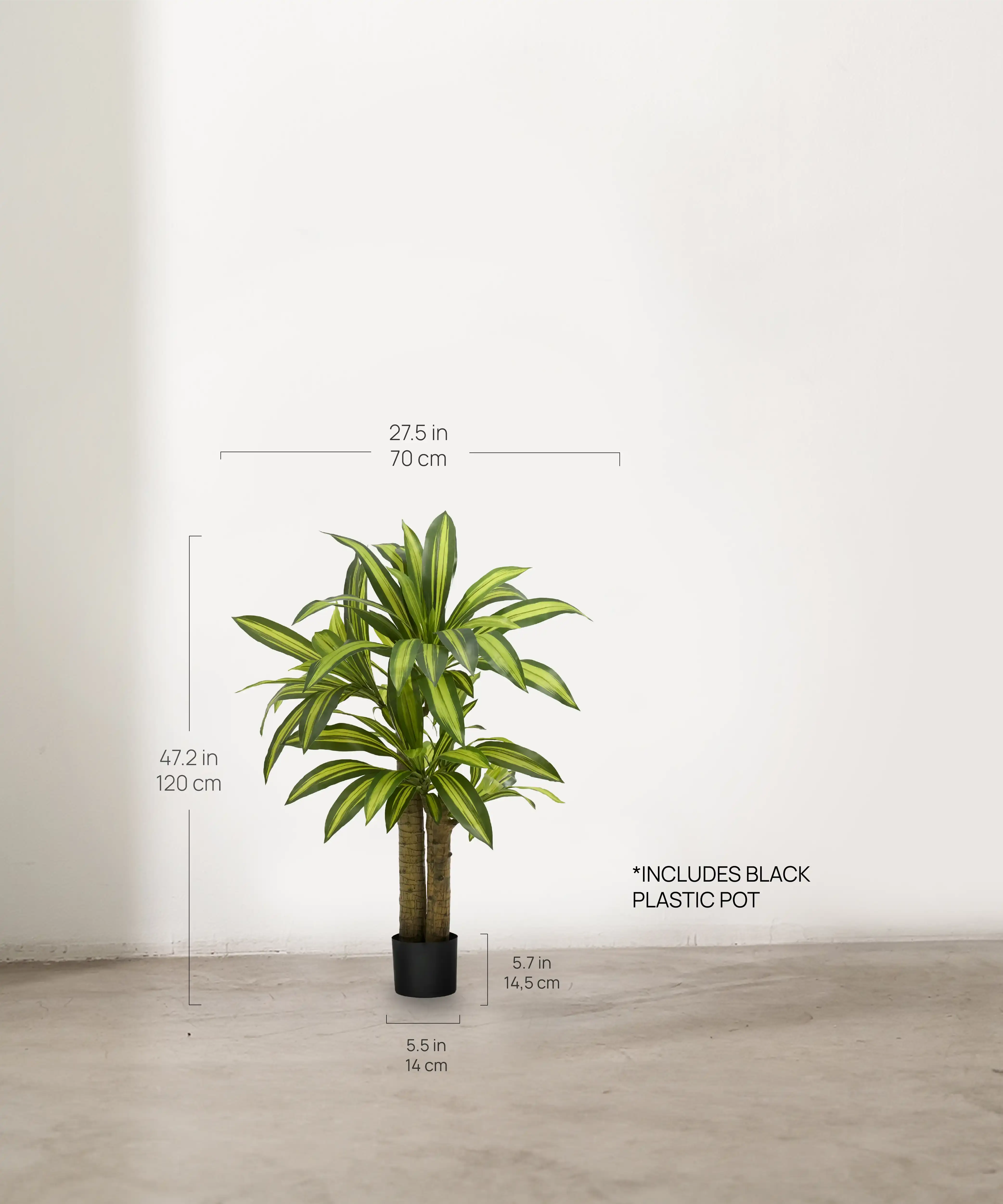 Maia Shop: No Duties for the US - Wholesale Artificial Plant - 4' Artificial Dracaena Tree4