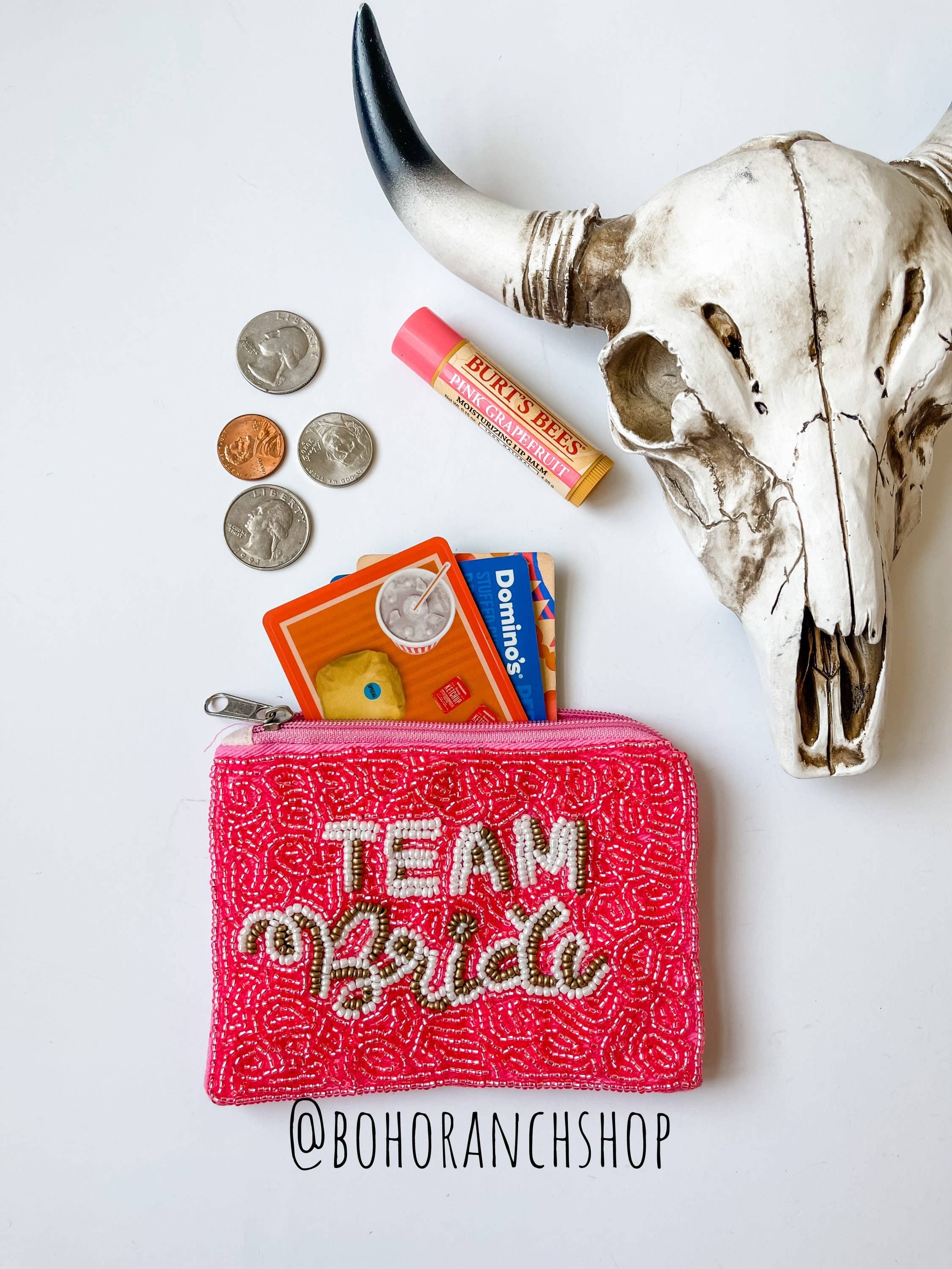 Boho Ranch Shop - Vente Porte-monnaie – femme - Pochette à monnaie Western Beaded9