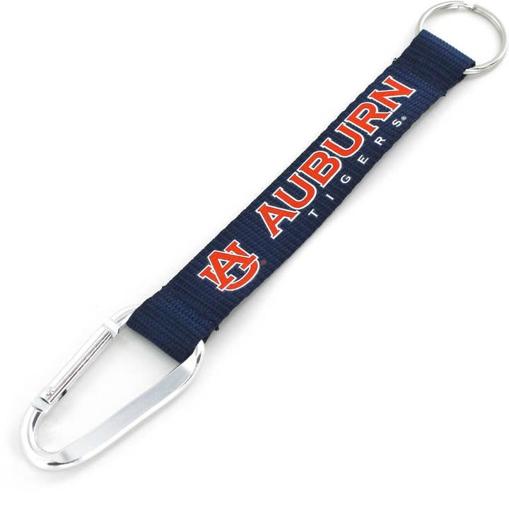 Aminco USA - Wholesale Keychain - Unisex - NCAA Auburn Tigers Carabiner Lanyard Keychain