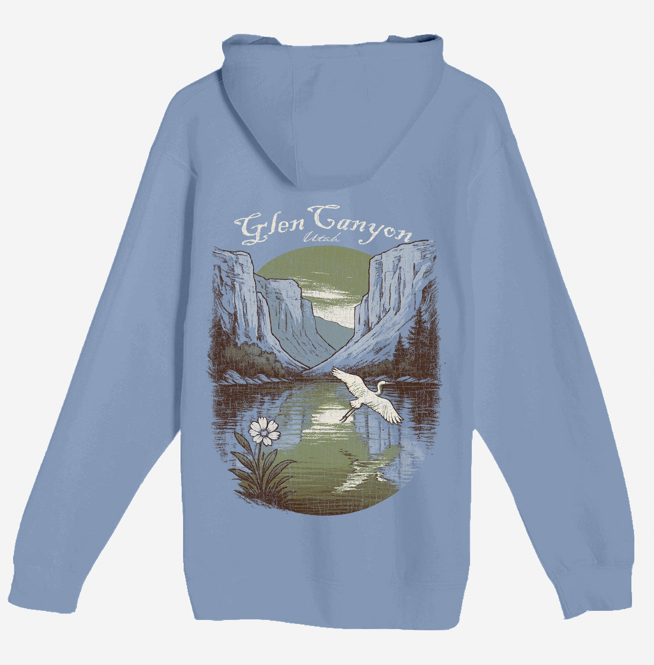 Textile Graphix - Wholesale Hoodie - Unisex - Glen Canyon Hoodie – Customizable Vintage Nature Design2