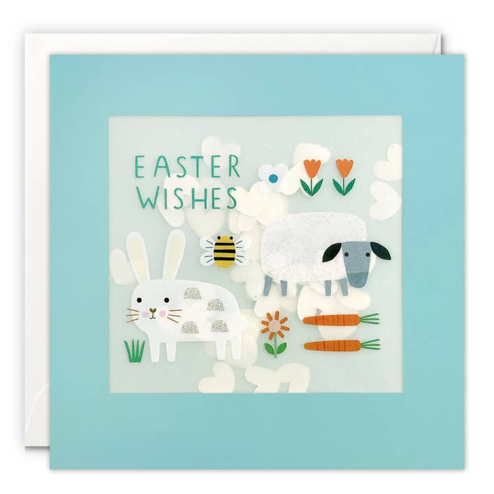 Easter Wishes Confetti Card - Paper Shakies for wholesale by James Ellis