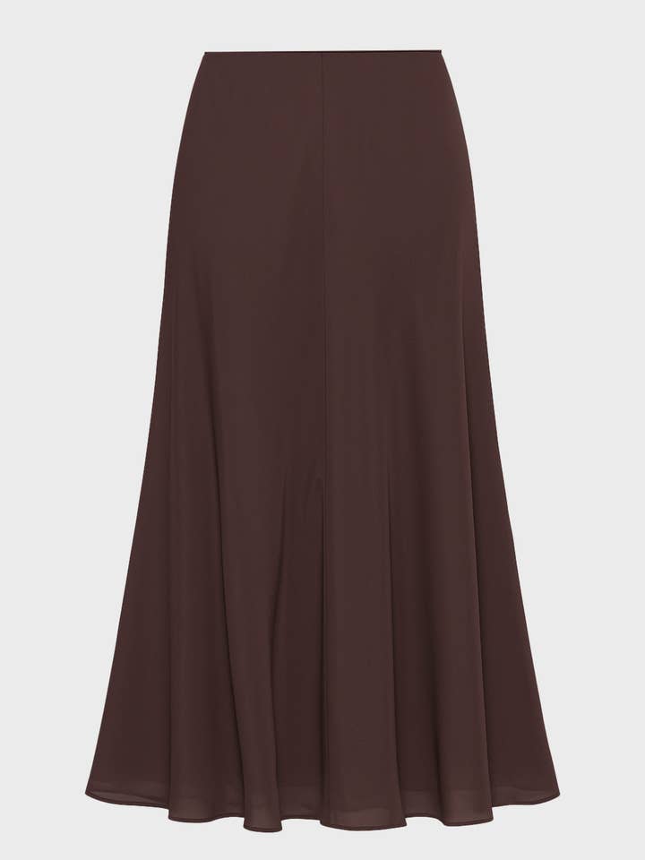 An'ge - Wholesale Skirt - Women's - LONG SKIRT JELEME chocolate5