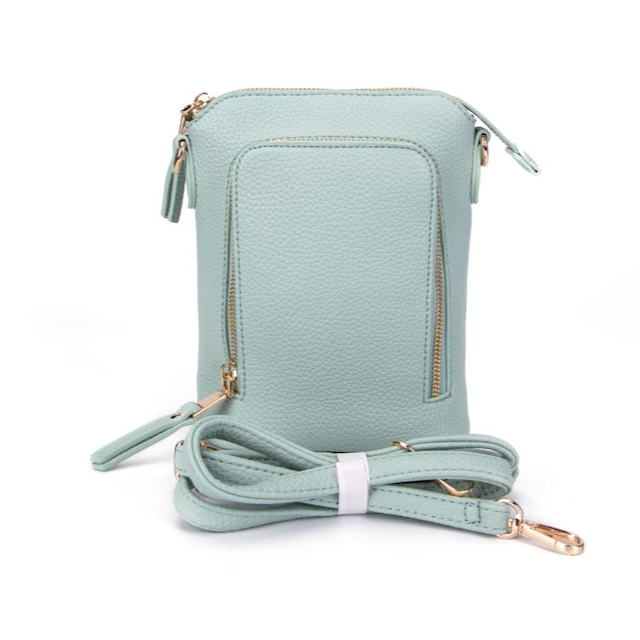 Pretty Persuasions - Wholesale Crossbody Bag - Women's - P25006 Zipper Front Small Crossbody Bag10