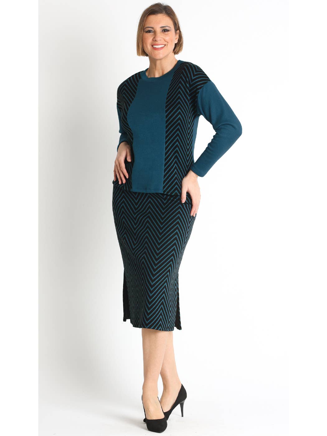 LOURDES CASTILLO - Wholesale Knit Sweater - Women's - 372334L KNIT JACQUARD COMBINED WOOLLY JERSEY MISSONI4