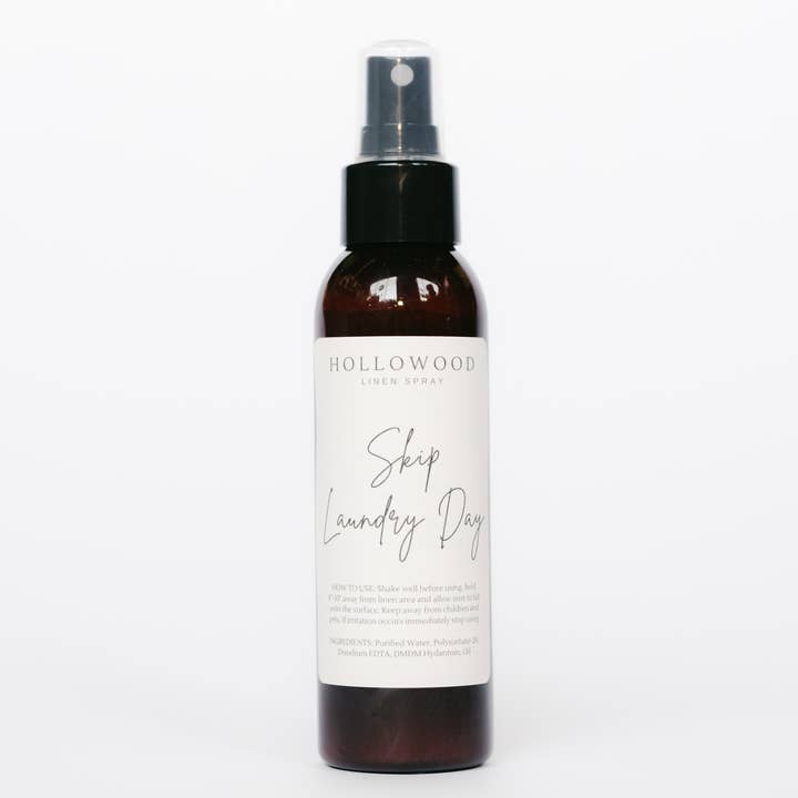 Hollowood Home and Candle - Wholesale Linen Spray - SKIP LAUNDRY DAY | LINEN SPRAY | EVERYDAY