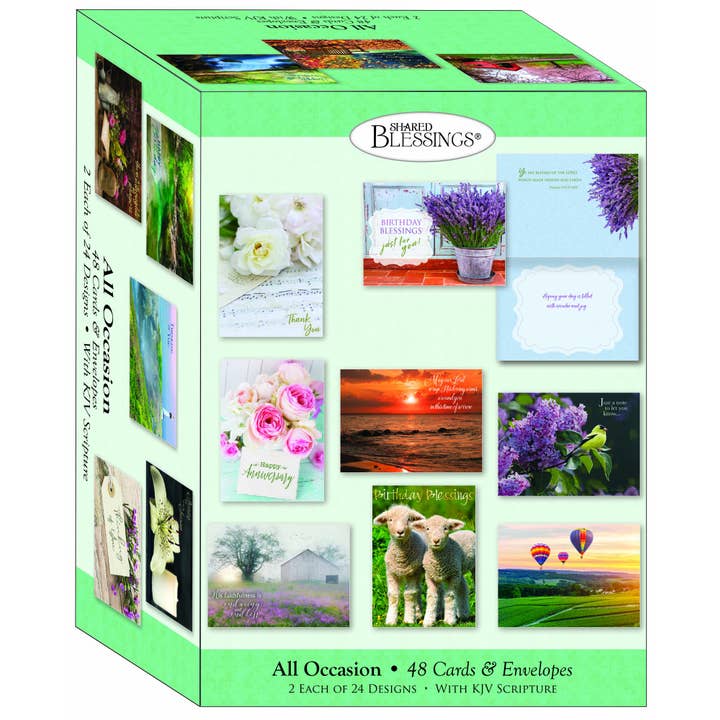 Value Assortment All Occasion, Boxed Greeting Cards for wholesale by Crown Point Graphics