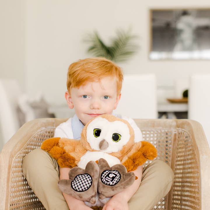 Piccoli Horses - Wholesale Stuffed/Plush Toy - Kids & Baby - BARN OWL - TAN/BROWN - DAY3