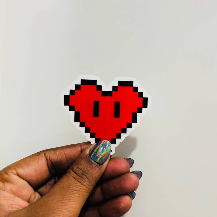 G + RIZZ - Wholesale Sticker - 2D HEART - VINYL DIE CUT STICKER1