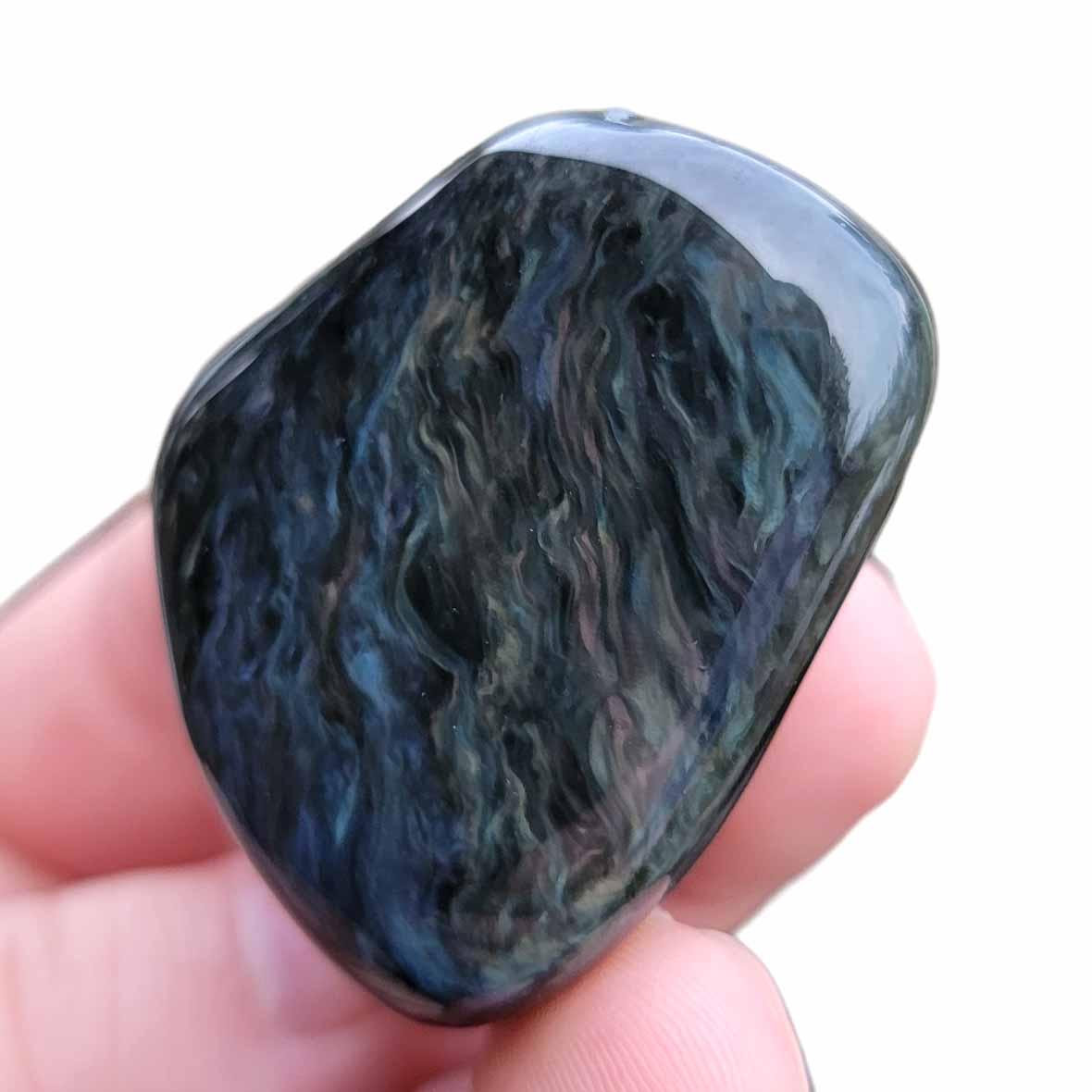 Lapidary Central – wholesale Spiritual stone/crystal – Velvet Obsidian Tumbled Polished Pocket Stones!1