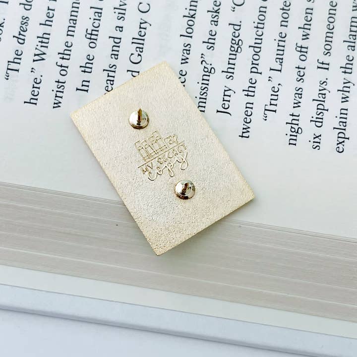 My Secret Copy - Wholesale Lapel Pin/Button - Library Enthusiast Enamel Pin