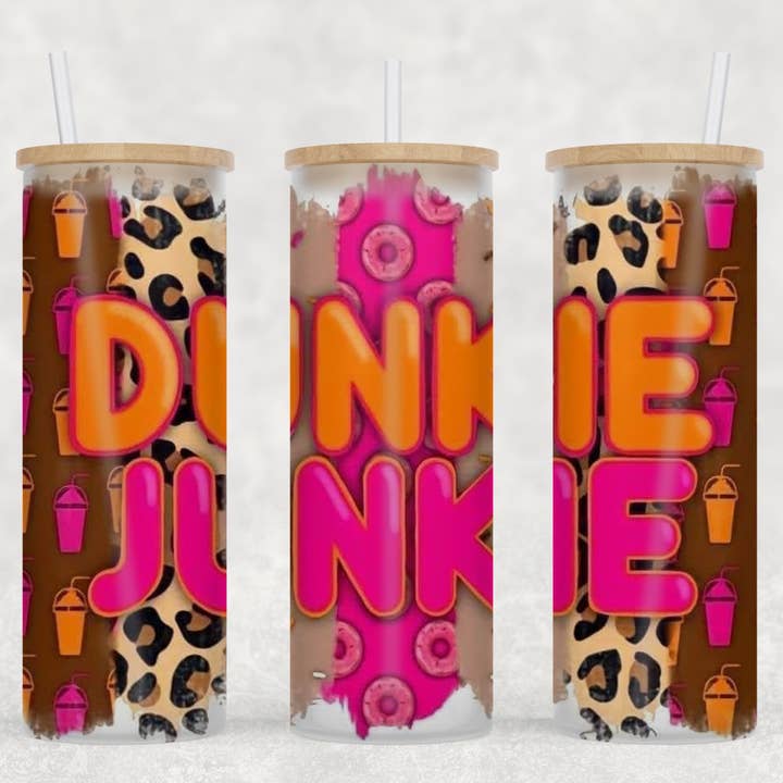 BreakOut Outfitters - Wholesale Insulated Mug/Tumbler - Dunkie Junkie Tumbler 20 oz., Dunkin’ Donuts junkie, coffee lover3