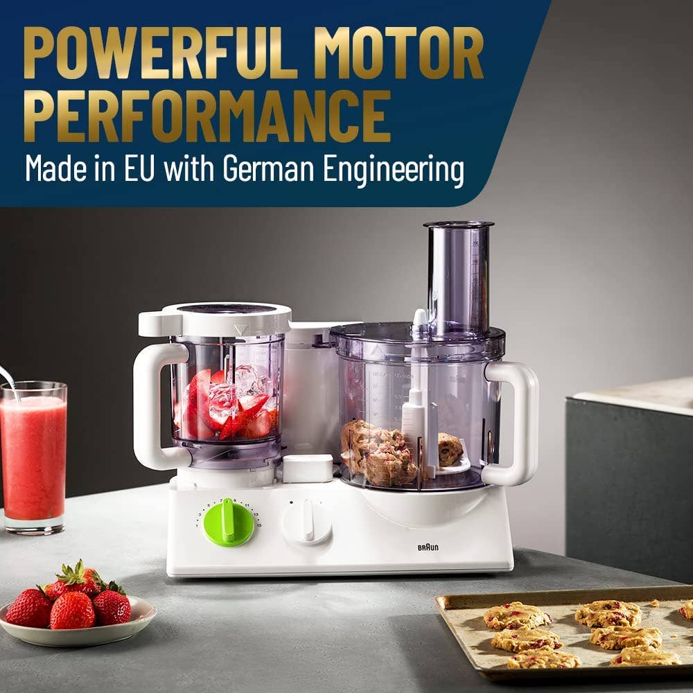 Alpine – Großhandel Küchengeräte – Braun Food Processor FX-3030 Doppelschüssel 0,75 l und 12 Tassen Mu7