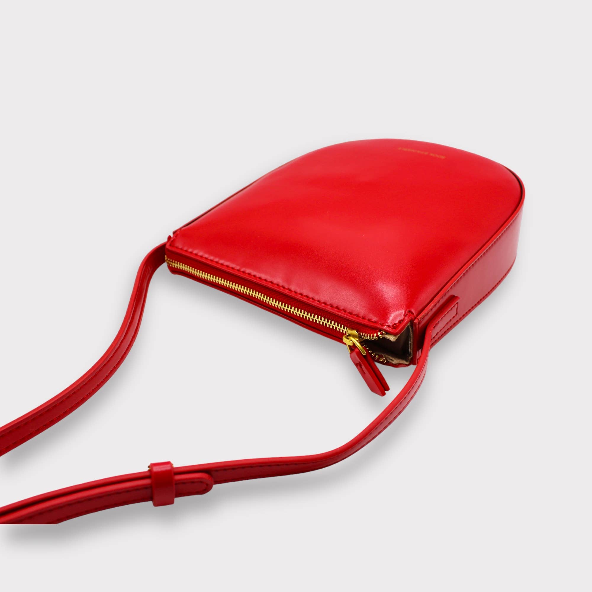 Sook Stainable - Wholesale Crossbody Bag - Women's - Eva - Apple Skin Sustainable Leather Strap Crossbody Bag Red6