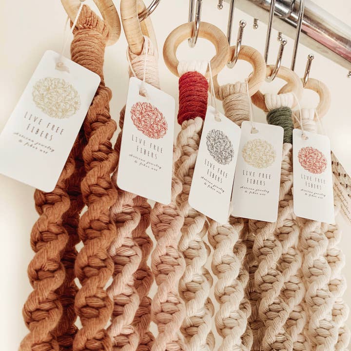 Live Free Fibers - Venta al por mayor Macetas colgantes - Colgador macramé tamarindo