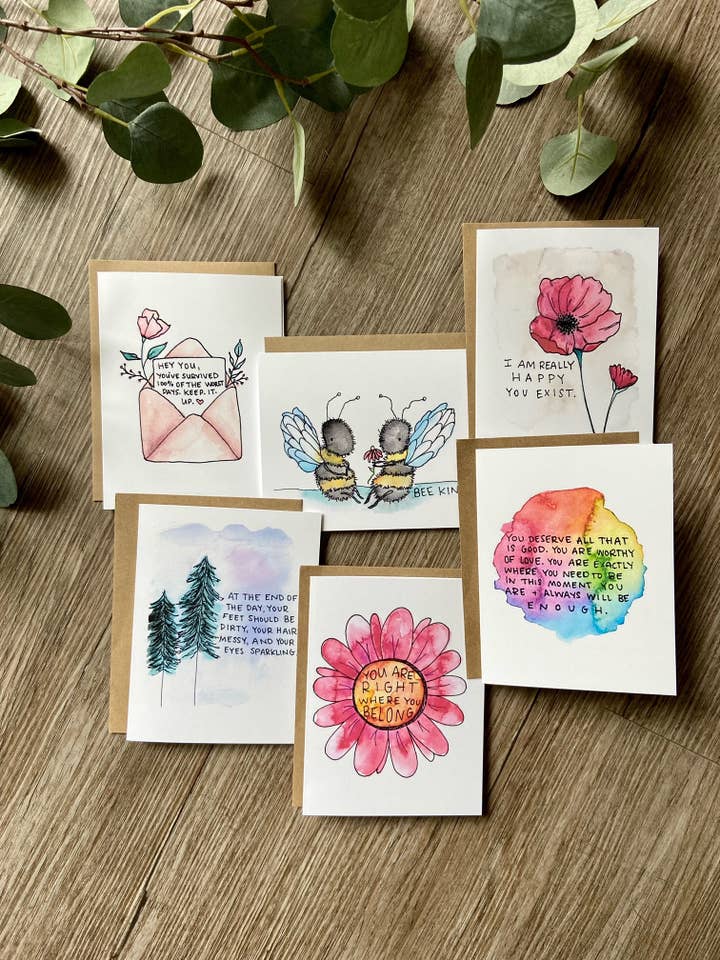 Assorted 6 Pack - Well Wishes 3.0 for wholesale by Ink + Splash