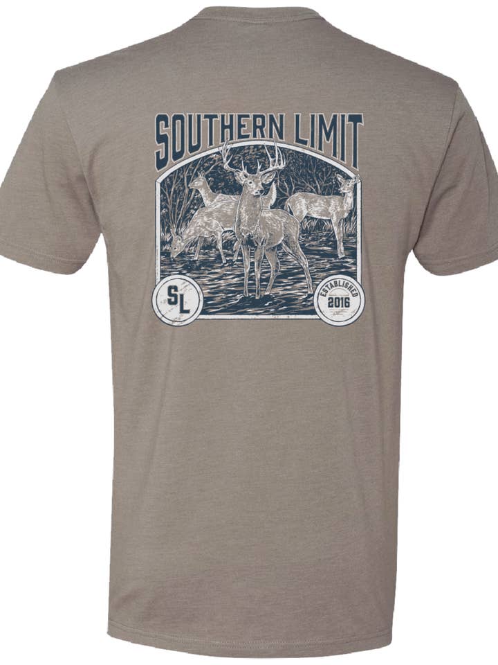 SL-123 Southern Limit Deer Hunting-Stone Grey for wholesale on Faire0
