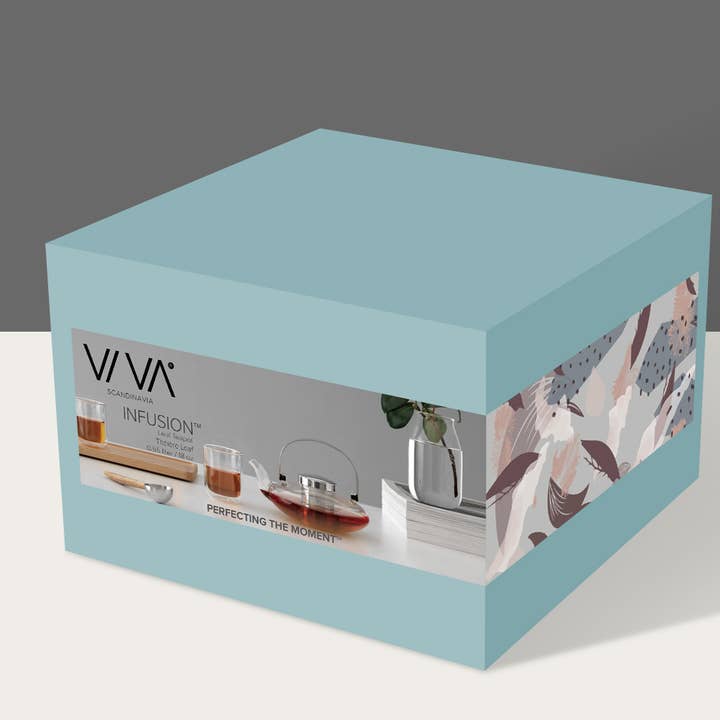 Viva | Espro | Liiton - Wholesale Tea Pot - Infusion™ Glass Low Profile Teapot w/ Infuser - 18oz / 0.55L1