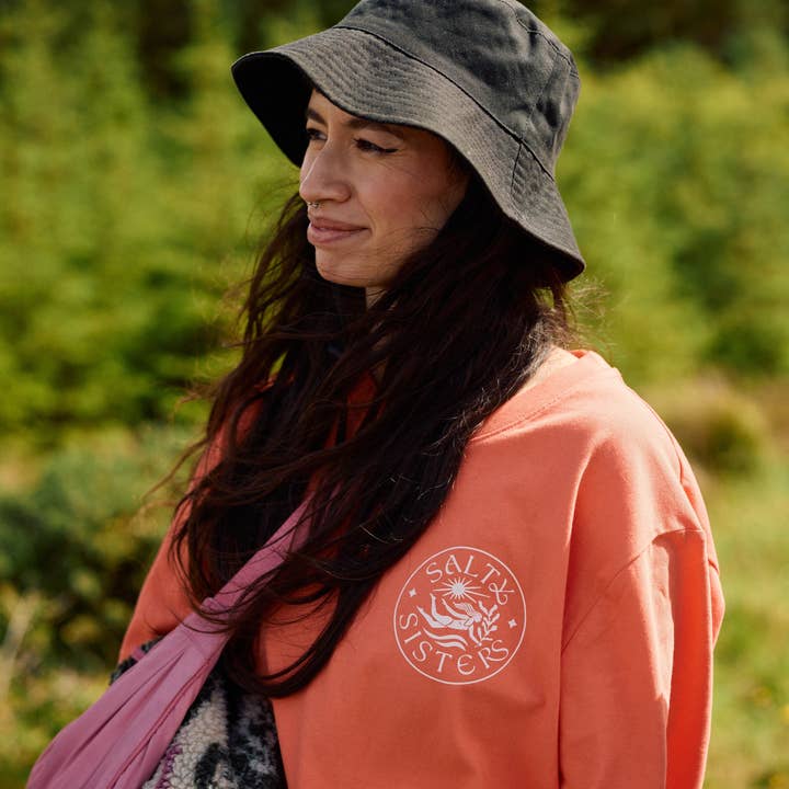 Long Unisex Relaxed Heavy T-shirt for wholesale by Salty Sisters