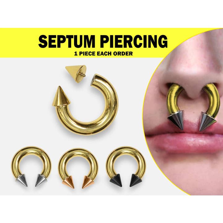 CONE CBB DOURADO Combinação Internamente Rosqueado - 316L por atacado de Bodytrend