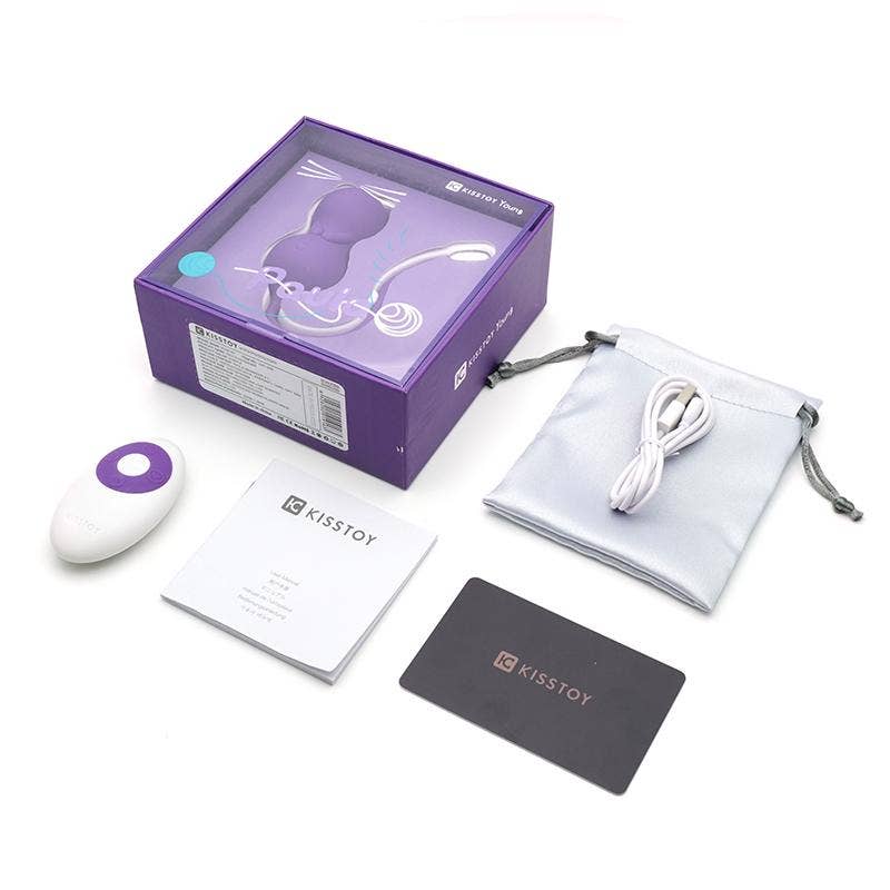 Emojibator - Wholesale Sex Toy - Kitty Cat Kegel Vibrator (Remote Control)6