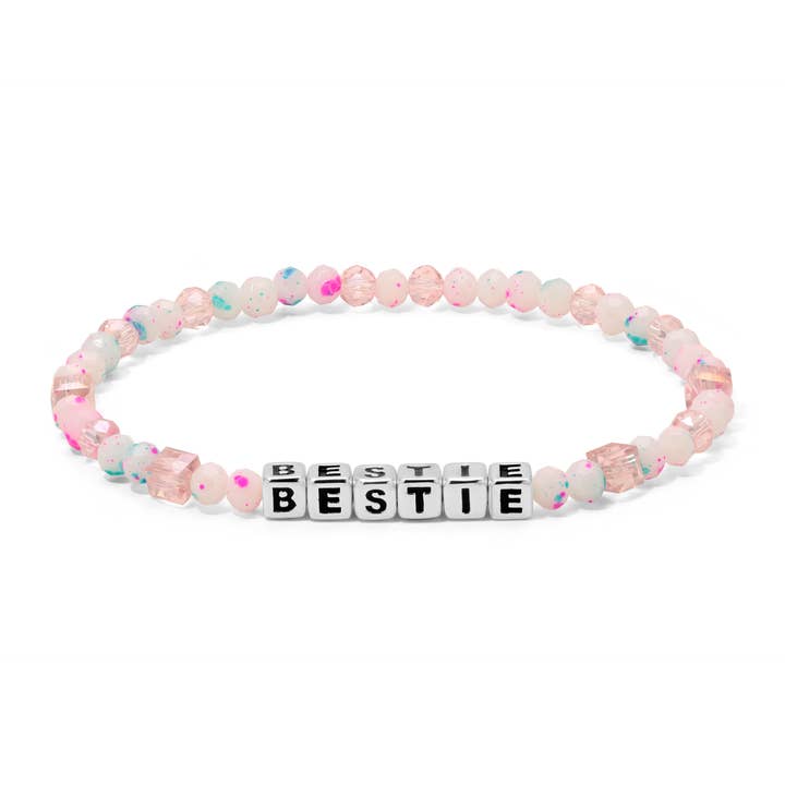 Colorful Words | Crystal Bead Stretch Bracelet | BESTIE for wholesale by My Fun Colors