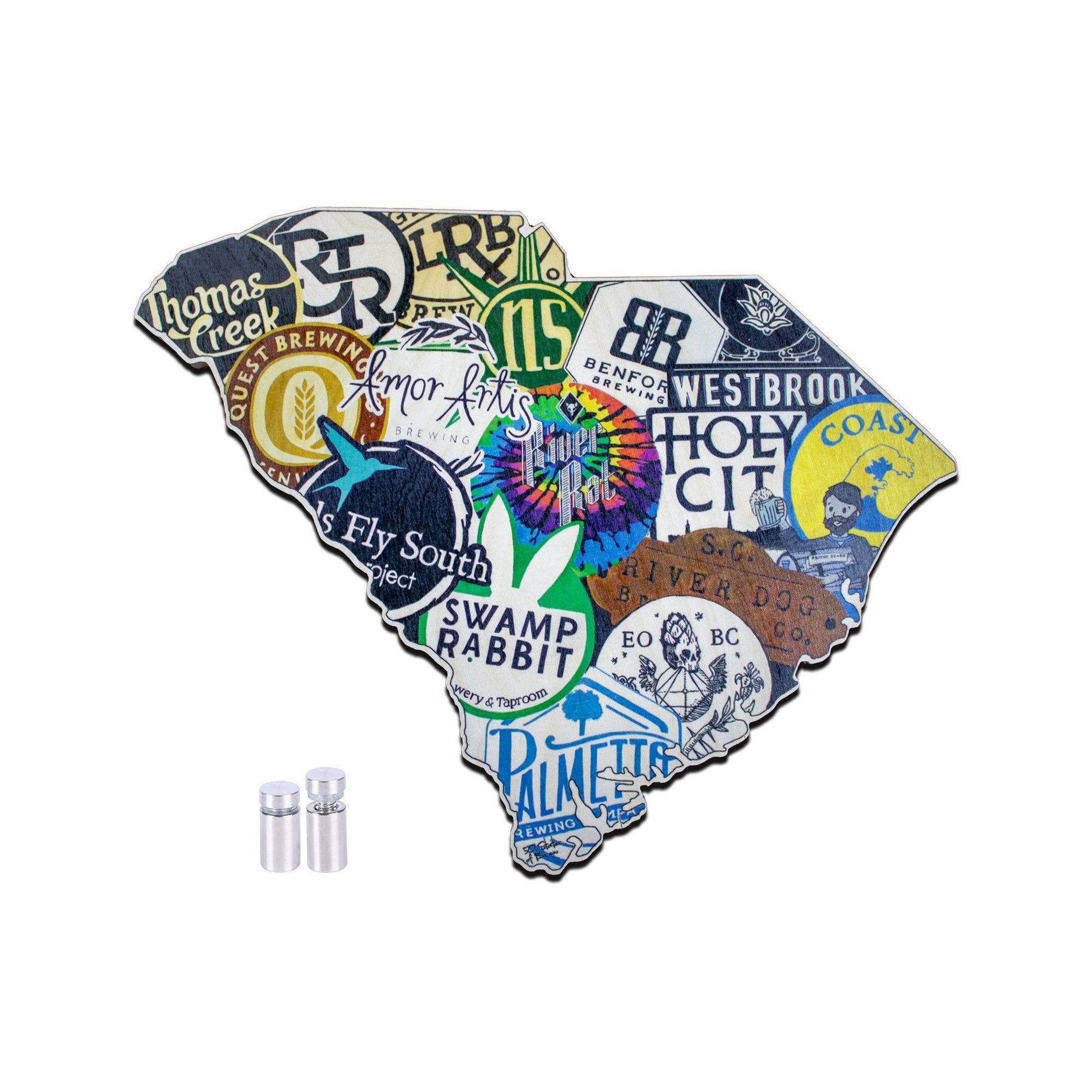 States Of Brew - Wholesale Sign - "Hoppy Faces, Barley Places"2